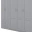Lit escamotable mural avec armoire supérieure, tablettes et garde-robe, lit pliable peu encombrant-1094597222