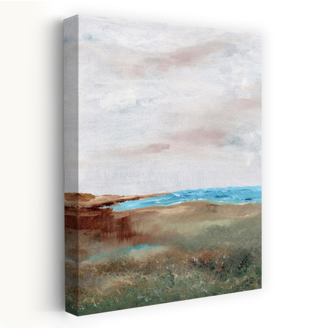 Serene Beach Landscape Peaceful Serene Tranquil Coastal Wall Art Print