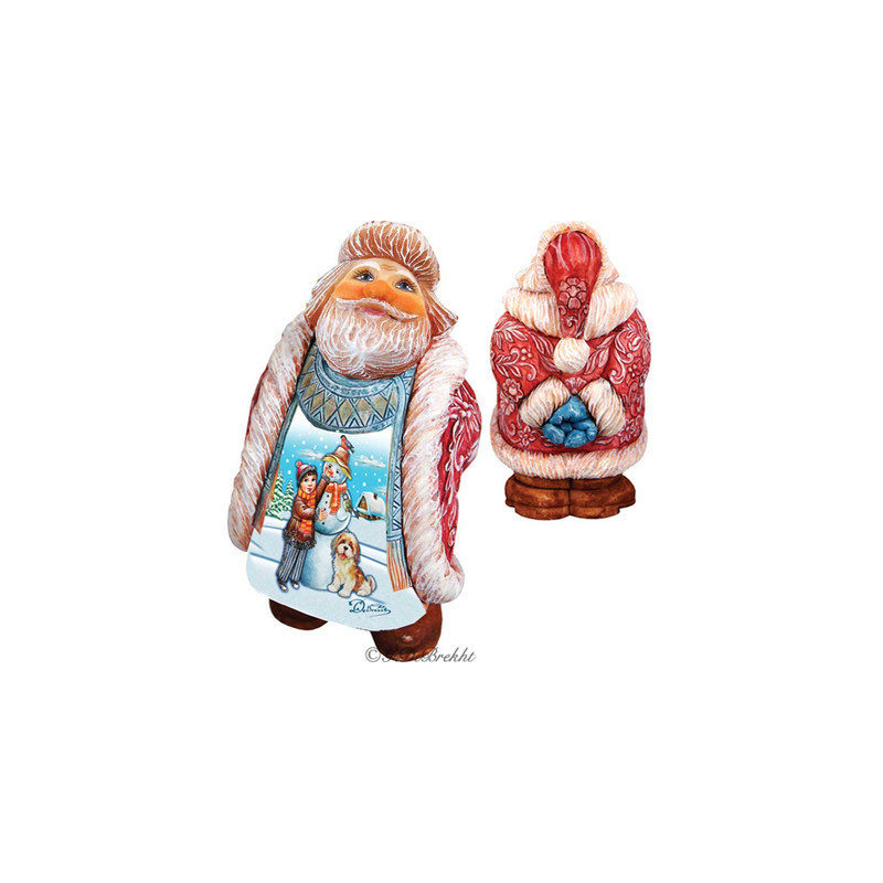 Derevo 2014 Santa Looking Up, Santa/Snowman
