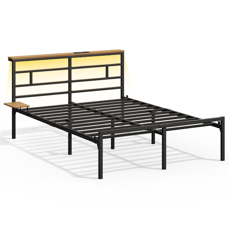 Metal Bed, Black, Kingsize (5')