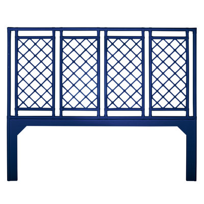 X And Diamond Open-Frame Headboard