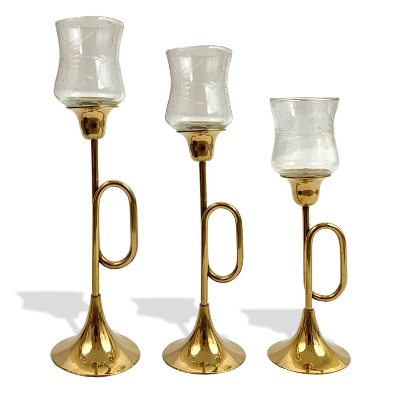 Iron Tabletop Candlestick