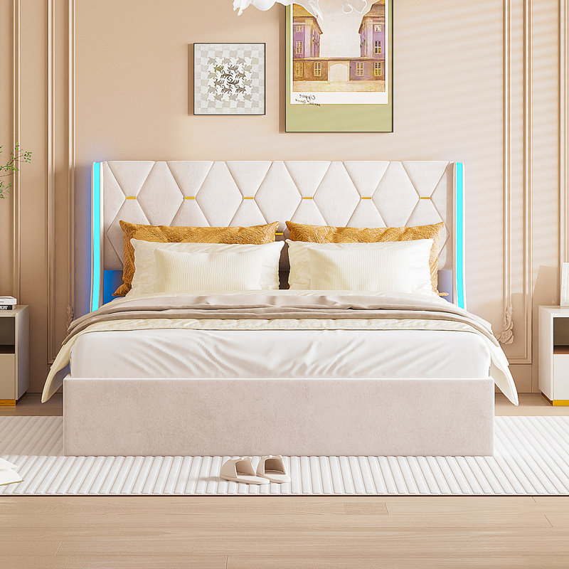 Ottoman Storage Bed, European Kingsize (160 x 200 cm)