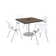 Mode Square Breakroom Table and Kool Chair Set