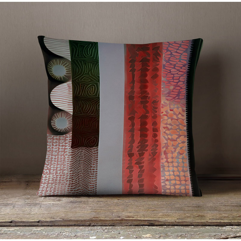 Throw Pillow, 16"H x 16"W, Pillow Cover Only - No Insert