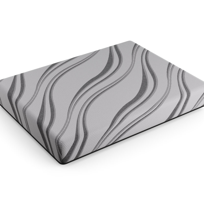 Medium Density Queen Mattress With Gel Foam And Comfort Layer For A Deep Relaxing Sleep High Memory Bib - Queen, Gray Wicking Fabric