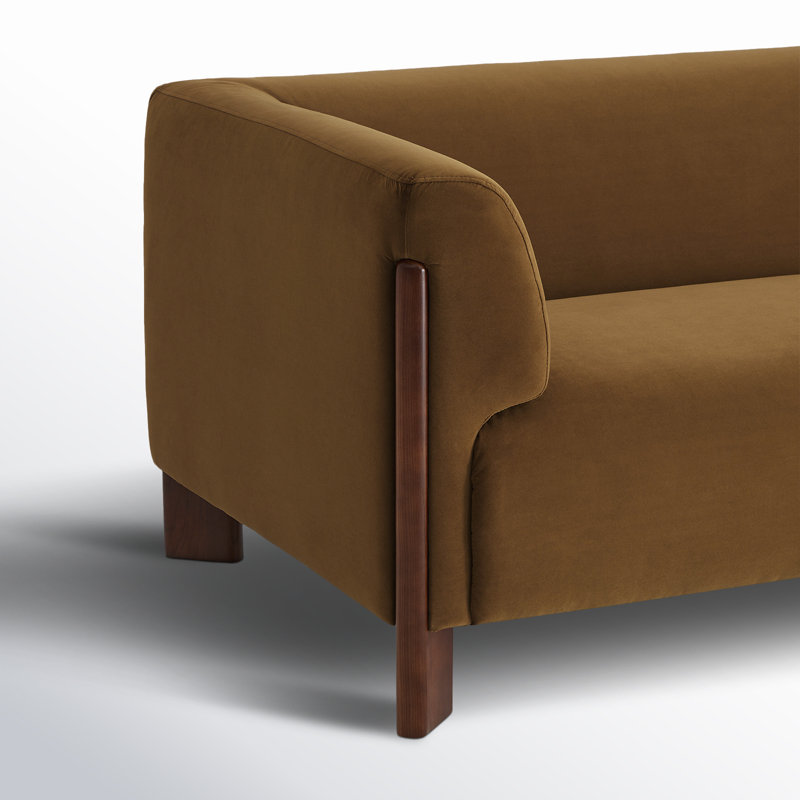 Wanetta 88'' Upholstered Sofa - Solid Wood Legs