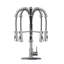 Commercial Modern Single Handle Spring High Arc Kitchen Faucet Brushed Nickel-119337255