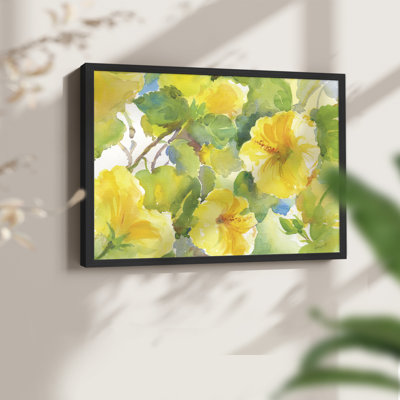 Citrus Hibiscus II -Framed Print - Restickable