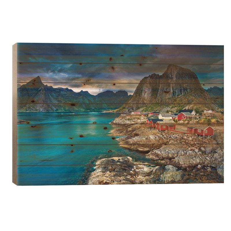 Norvège, H 18 po x l 26 po x P 1,5 po