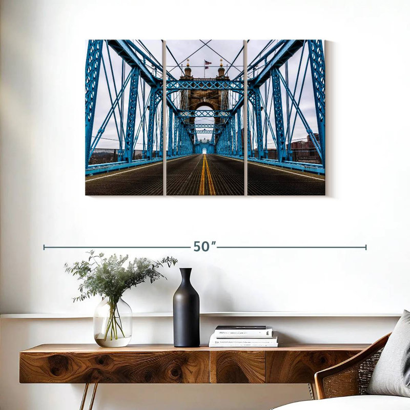 Pont bleu de Cincinnati, H 24 po x l 38 po