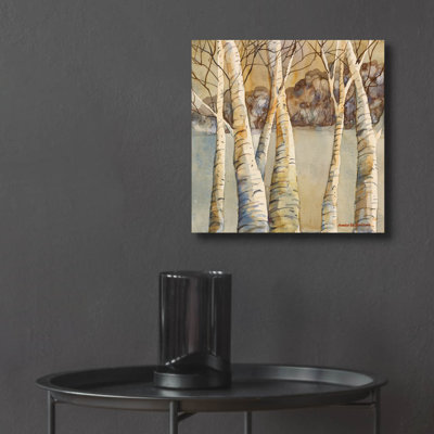 «Birch» par Annelein Beukenkamp, art mural en verre acrylique