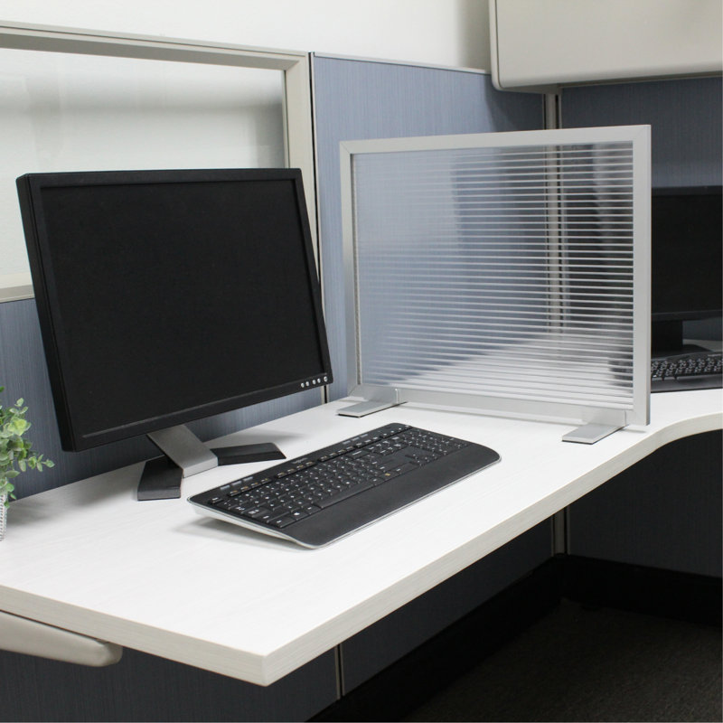OBEX Freestanding Panel Accessory, 24" H x 48" W, Translucent