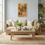 Chaise avec plantes et fleurs-1364902608