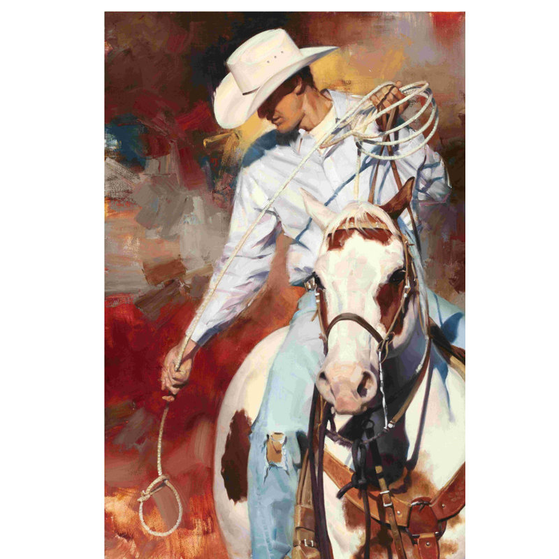 " The Roper " by Julie T. Chapman, 12" H x 8" W  