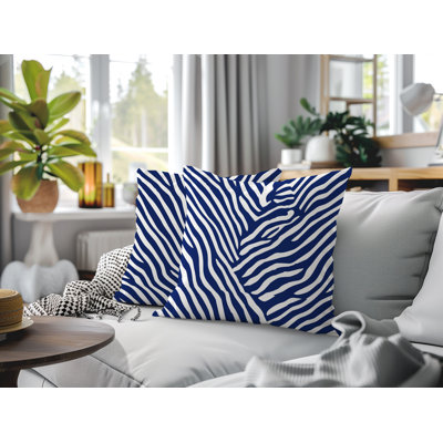 Oreiller réversible intérieur / extérieur à imprimé zébré Kits