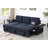Lna 84 Inch Sectional Sofa, Pull Out Bed, Storage Chaise, USB-98890823