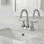 Double Handle Bathroom Sink Faucet with Drainer-1924816930