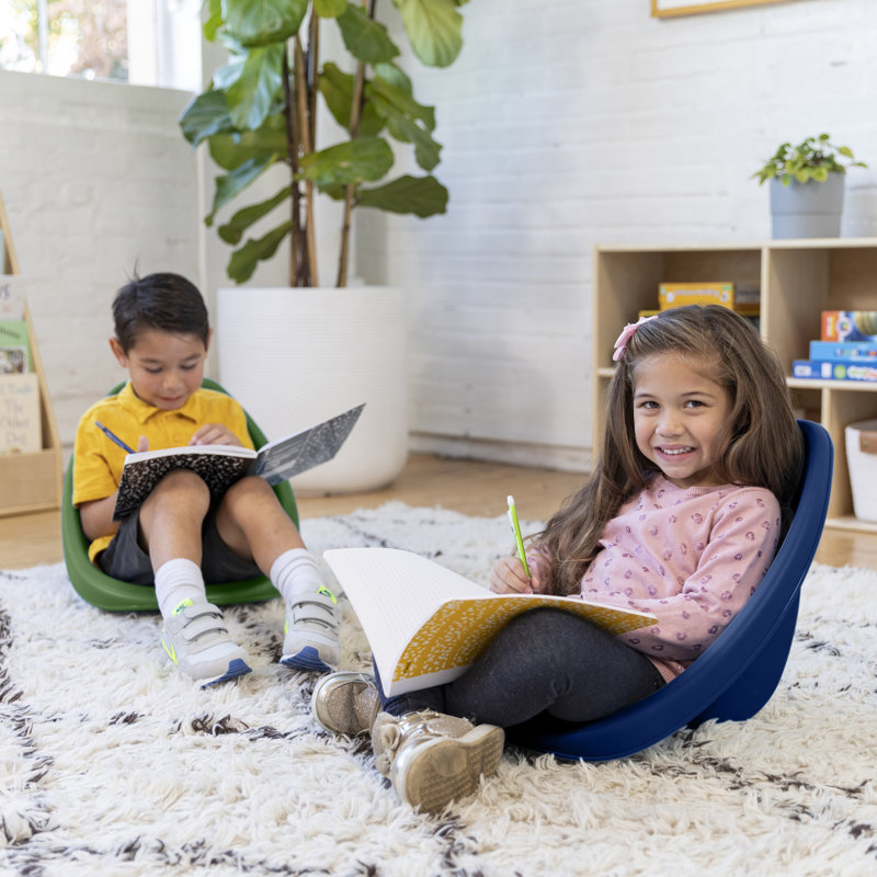 Chaise berçante ECR4Kids, Ton de couleur terre