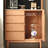 All Solid Wood Pantry, Wall-To-Wall Integrated Hole Board Kitchen Storage Cabinet