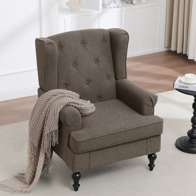 Fauteuil à oreilles Upholsterd