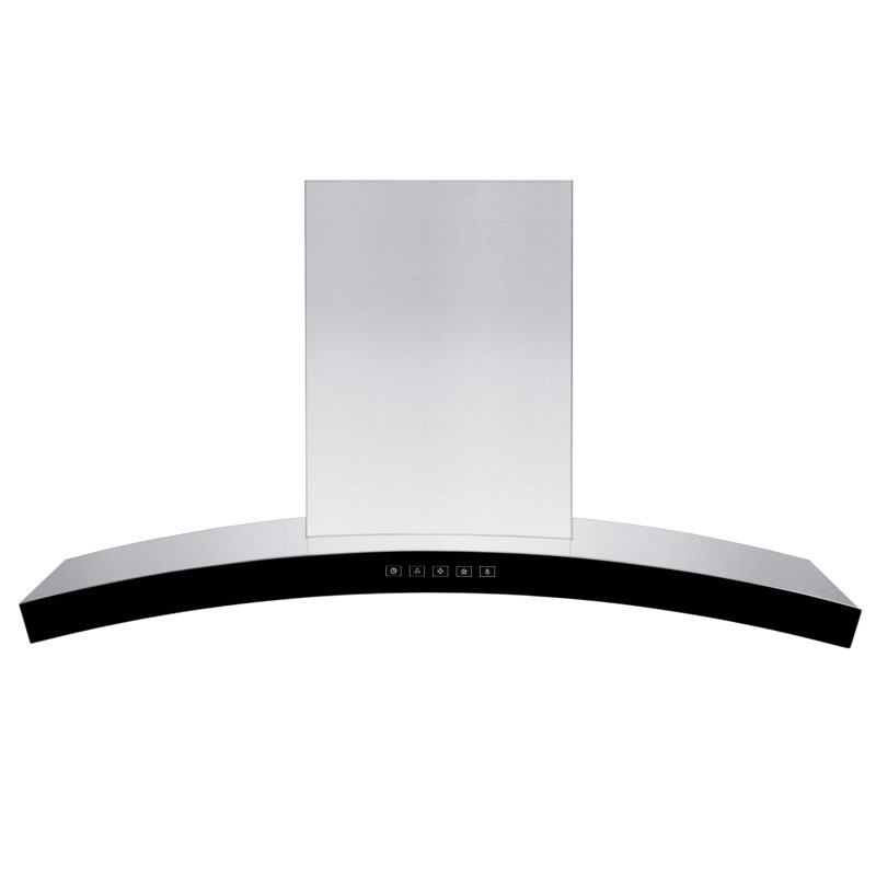 36" KN 400 CFM Convertible Wall Mount Range Hood in Brushed Stainless Steel