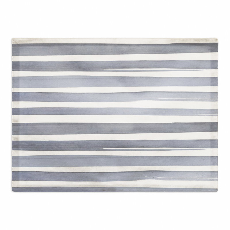 Napperon Annese, Bleu / blanc