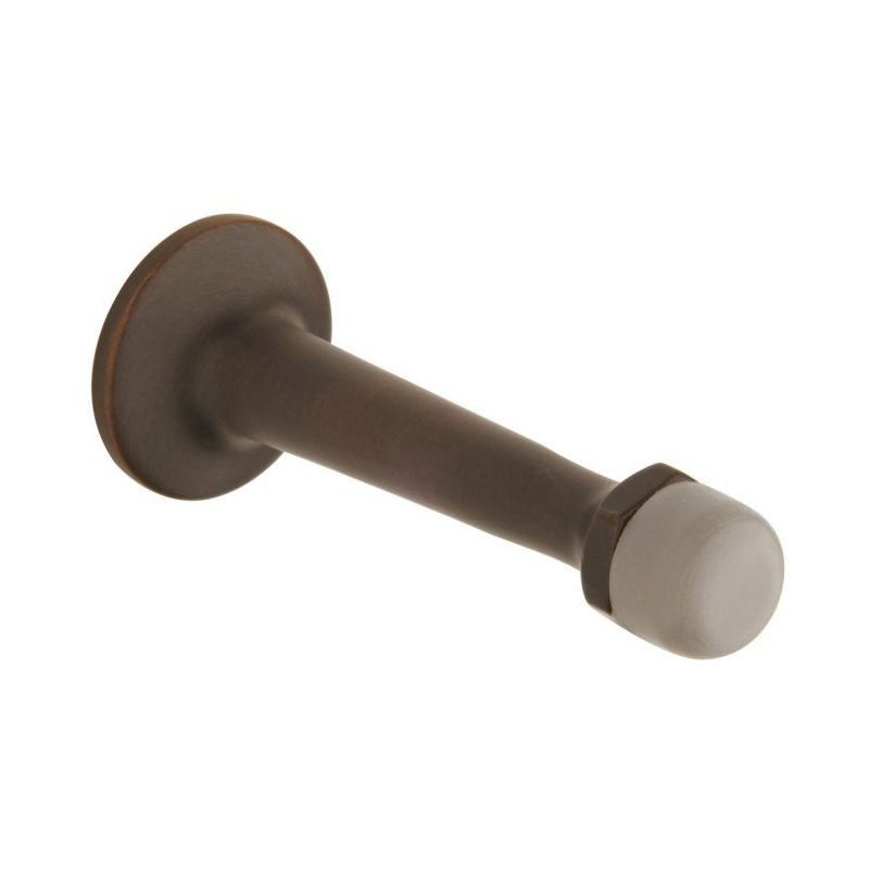 Brass Baseboard Stop, Venetian Bronze