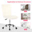 Chaise de travail en fausse fourrure sans accoudoirs Talee-1636201291