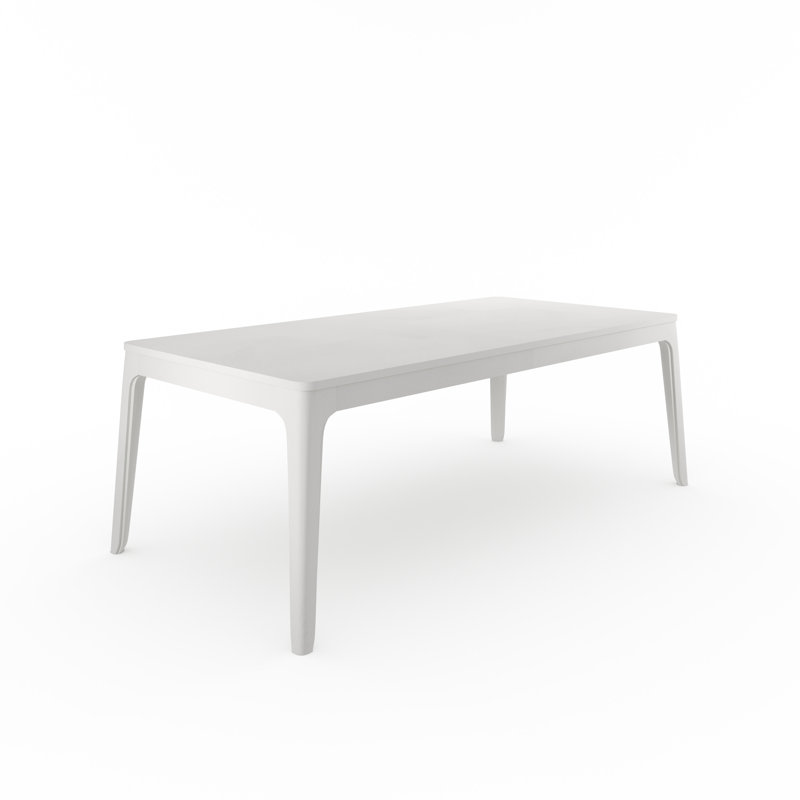 Madras Transitional Extendable Dining Table, White