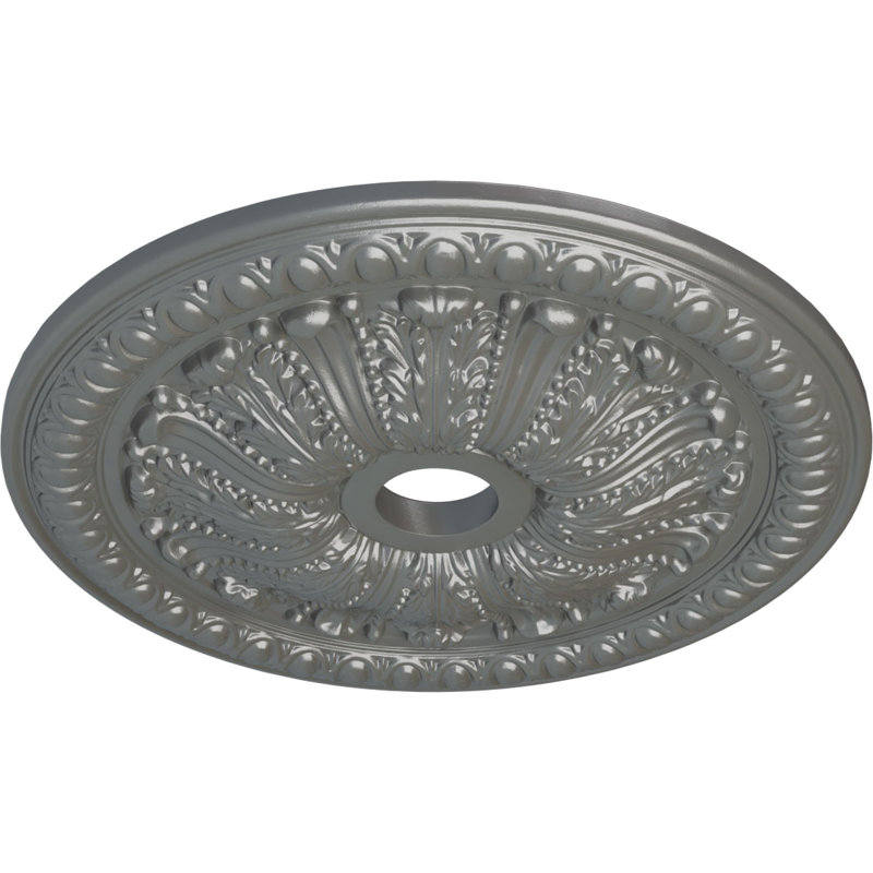 Médaillon de plafond Endurathane Tomango, Argent