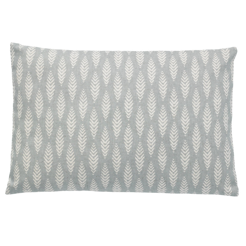Housse et insert de coussin rectangulaire Oakland, Bleu pâle, 14 po x 36 po