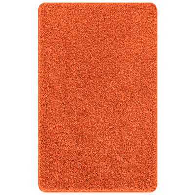 Microfiber Small Bath Mat Rectangular Contemporary