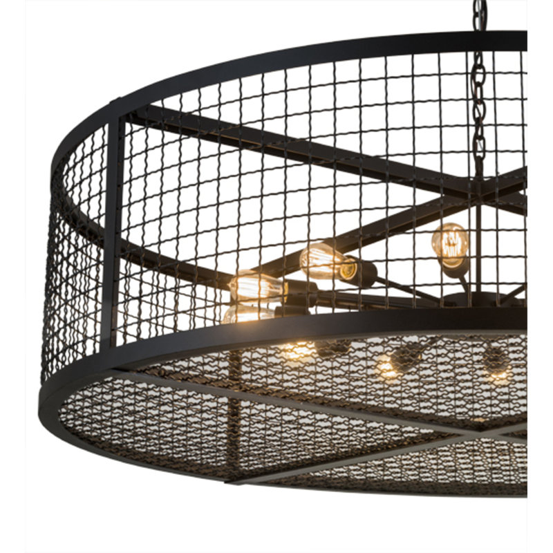 Paloma Golpe 12 - Light Drum Chandelier