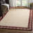 Harrison Bordered Handmade Looped/Hooked Area Rug in Red-70356423