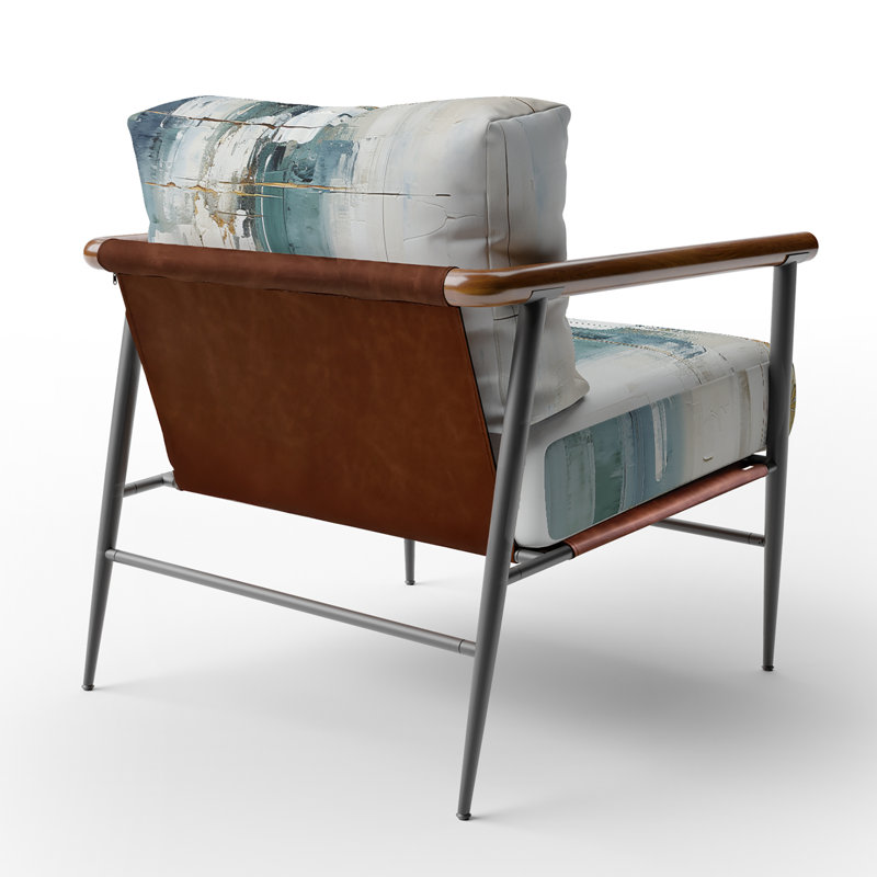 Fauteuil d'appoint rembourré Subtle Serenity I, Noir