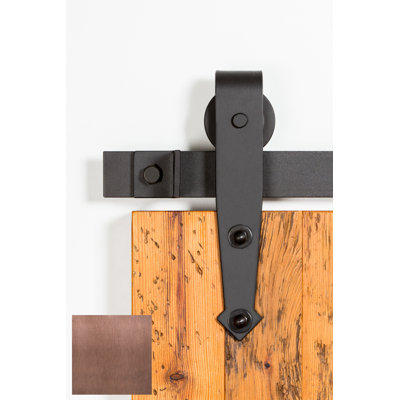 Ensemble de quincaillerie de porte de grange simple standard Arrowhead Premium