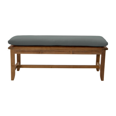 Jamshida Solid Wood Teak Outdoor Bench