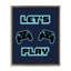 Cadre flottant pour jeu vidéo Let's Play Blue Retro, design par Marcus Prime-692967712-692967713