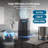 POMORON 4-In-1 Air Purifiers For Home, Air Ionizer Negative Ion Generator, Efficient HEPA Filter, UV, Remove 99.97% Particles Such As Pollen Smoke Pet Dander Air Cleaner For Bedroom, MJ002H,-106265669