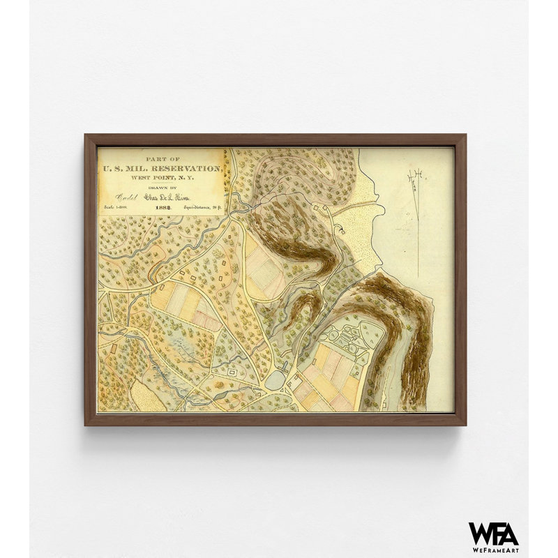 Carte de la réserve militaire des États-Unis West Point, carte militaire, Art de West Point, cadeau de l'armée américaine, décor de carte militaire ancienne, Art mural