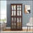 Versatile Antique Display Cabinet With Adjustable Shelves And Elegant Design For Home And Office-970910079