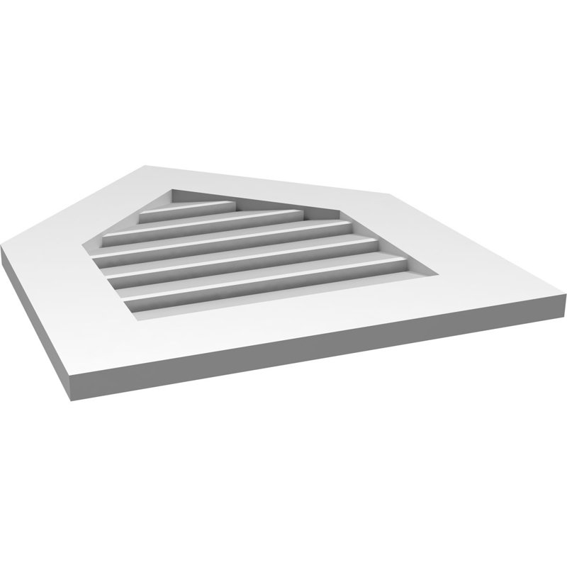 Ventilé à pignon fonctionnel en uréthane Signature, H 24 po x l 20 po x P 1 po, 6/12
