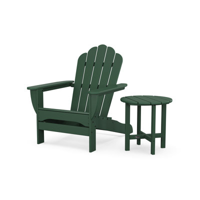 Chaise Adirondack surdimensionnée avec table d'appoint Monterey Bay
