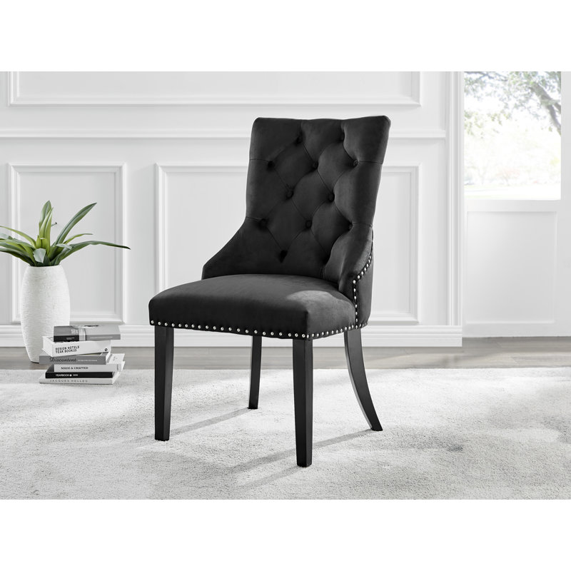 6 - Person Dining Set, Black, Black