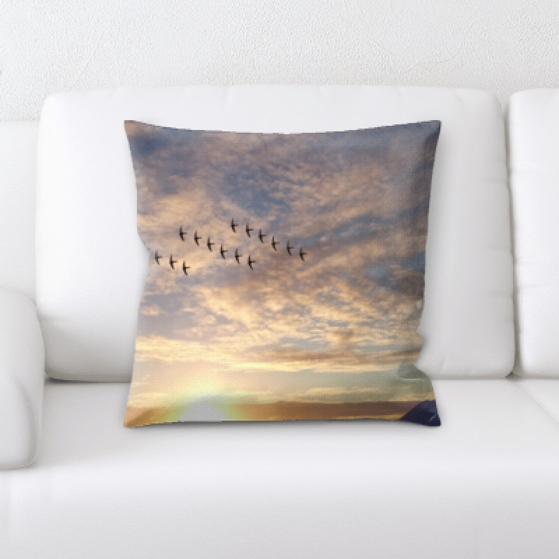 Microsuede Throw Pillow