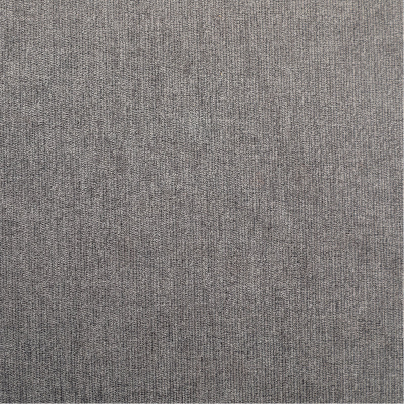 Jacion Upholstered Sectional Right Hand Facing, Gray Chenille