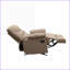 Recliners, Light Brown Microfiber Motion Recliner with Pillow Top Armrest &amp; External Latch Handle | Light Brown | Microfiber+Metal