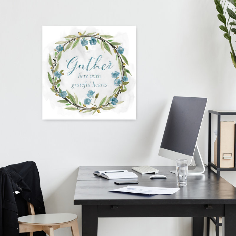 Gather Floral Wreath, H 18 po x l 18 po
