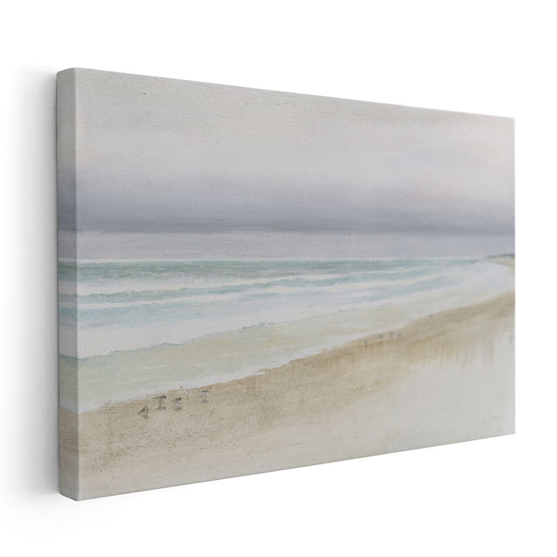 Serene Seaside - reproduction d'art sur toile, H 40 po x l 60 po